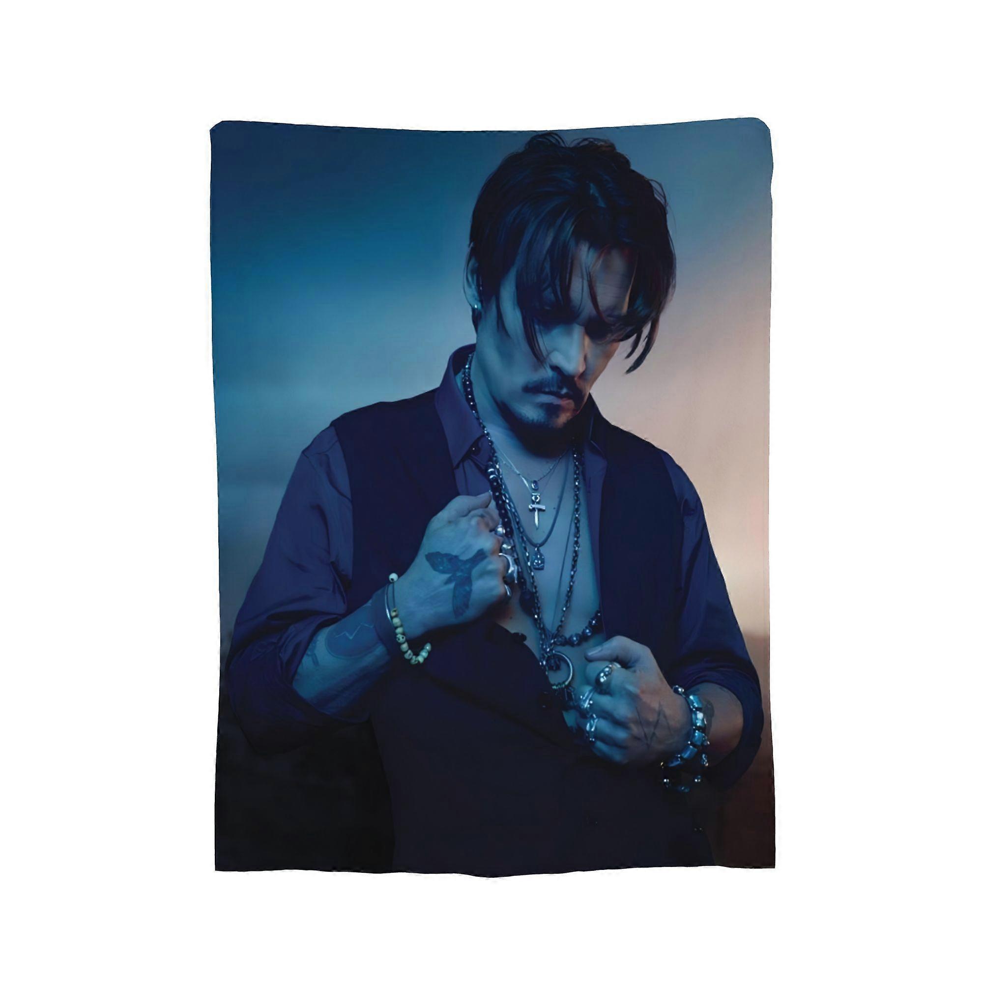 This Johnny Depp Flannel Blanket Is Soft Warm Comfortable