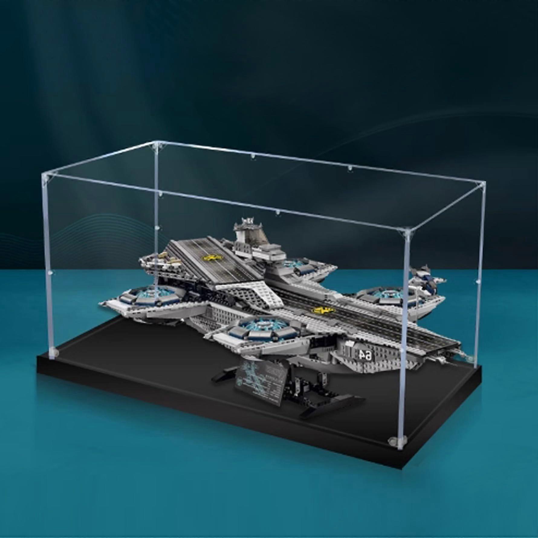 Acrylic Display Case for  76042 Set, Clear Dustproof Stackable Box with 360° Viewing, 2mm
