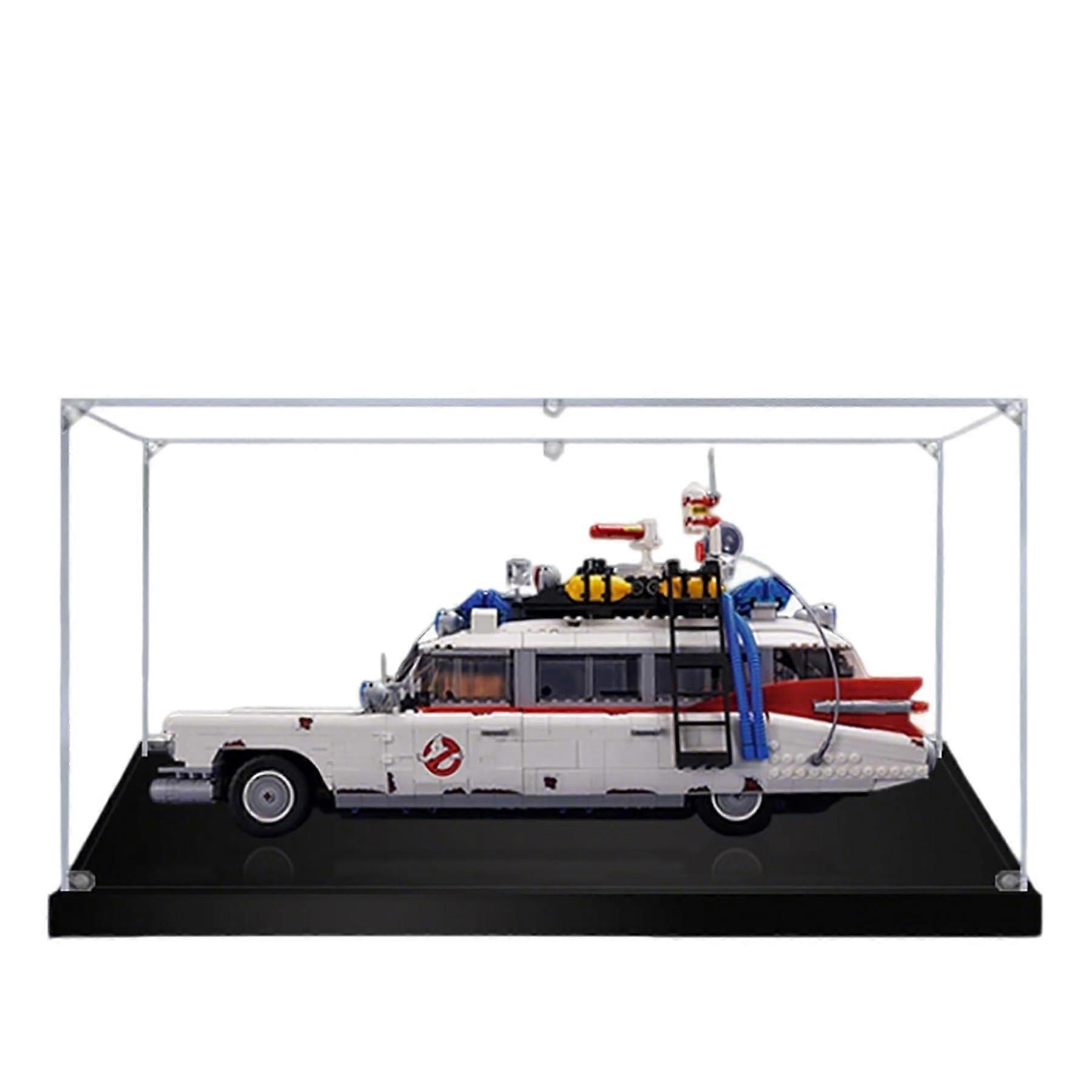 Display Case for  10274 Ecto1 Ghost Hunter, Clear Acrylic Dustproof Showcase 360° View