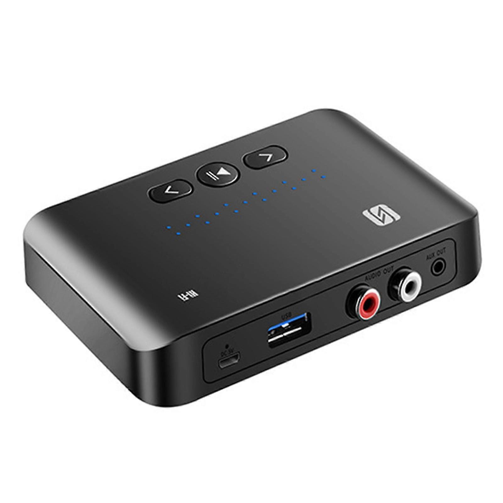 Advanced Bluetooth 5.0 Receiver AUX Adapter for High-Fidelity Audio Streaming