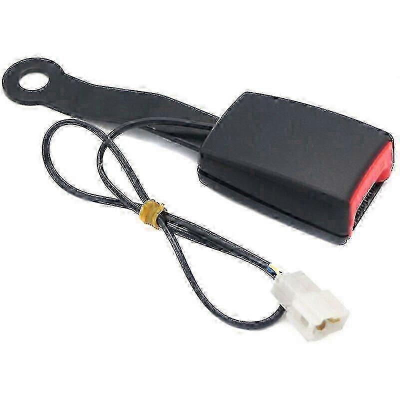 1pcs Car Front Seat Belt Buckle Buckle Socket Camlock Socket Connector Warning