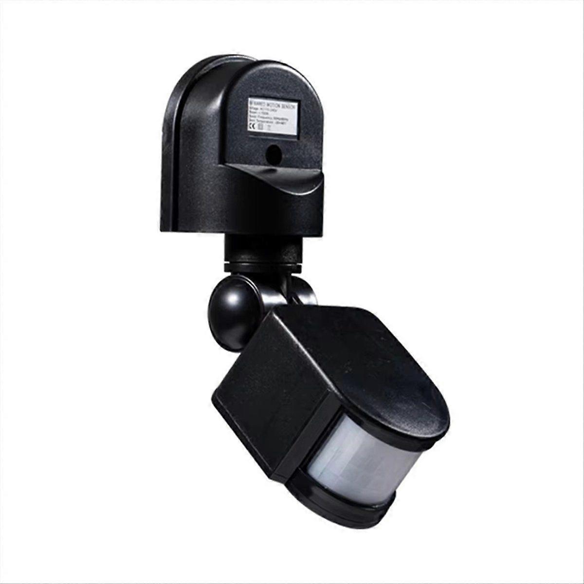 Wall Mount DC12V PIR Movement Detector 12V Automatic Infrared Motion Sensor PIR Motion Sensor Smart Light Switch Black