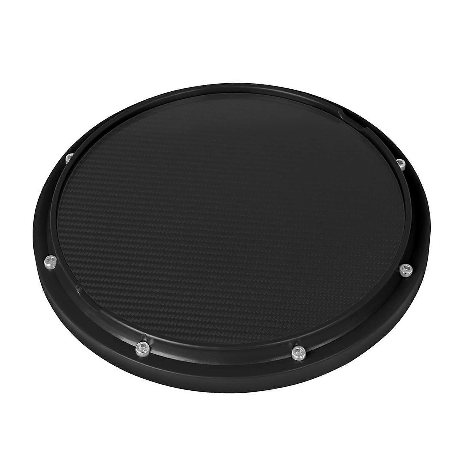 12 Inch Drum Practice Pad with Noise Reduction Surface and Realistic Rebound for Quiet Training