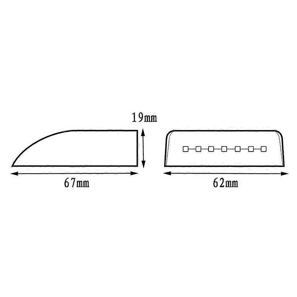 7 LED Cabinet Lighting White Motion Sensor Stick-on for Use