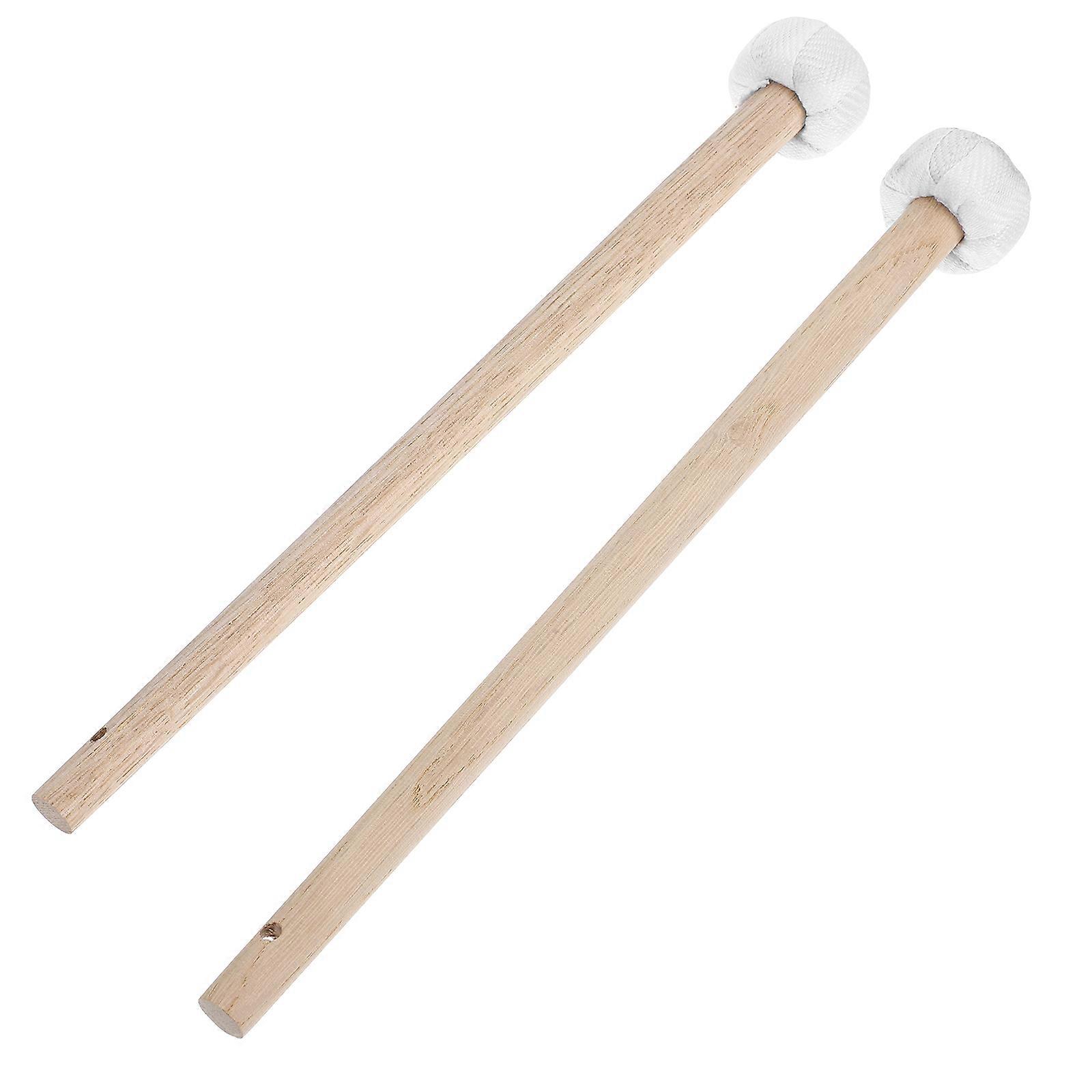 Ensemble de 2 maillets de percussion en bois pour instrument.