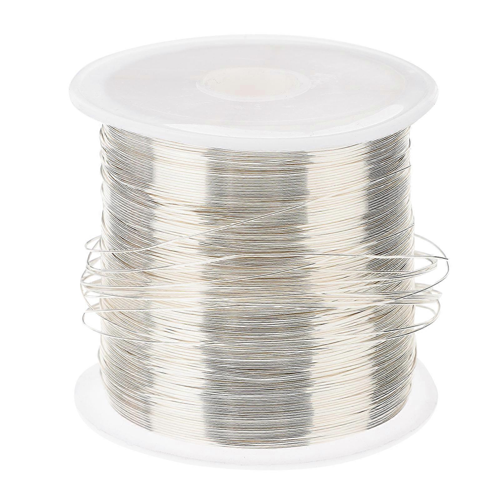 Bead Stringing Thick Beading Wire Silver 100m Copper for Outdoor Use 1Pack