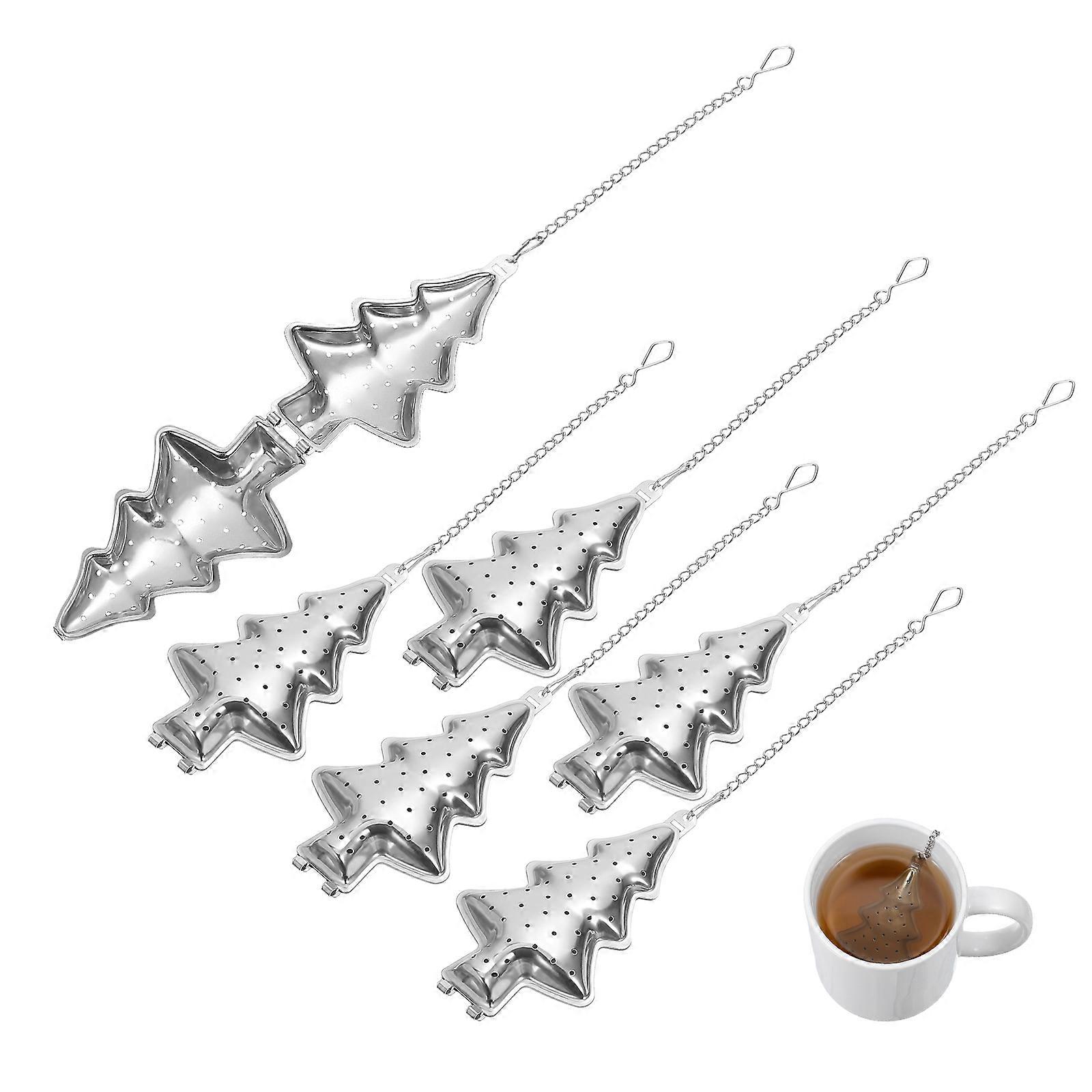 Tea Infuser Stainless Steel Tea Strainer for 6Pcs Home Use Set