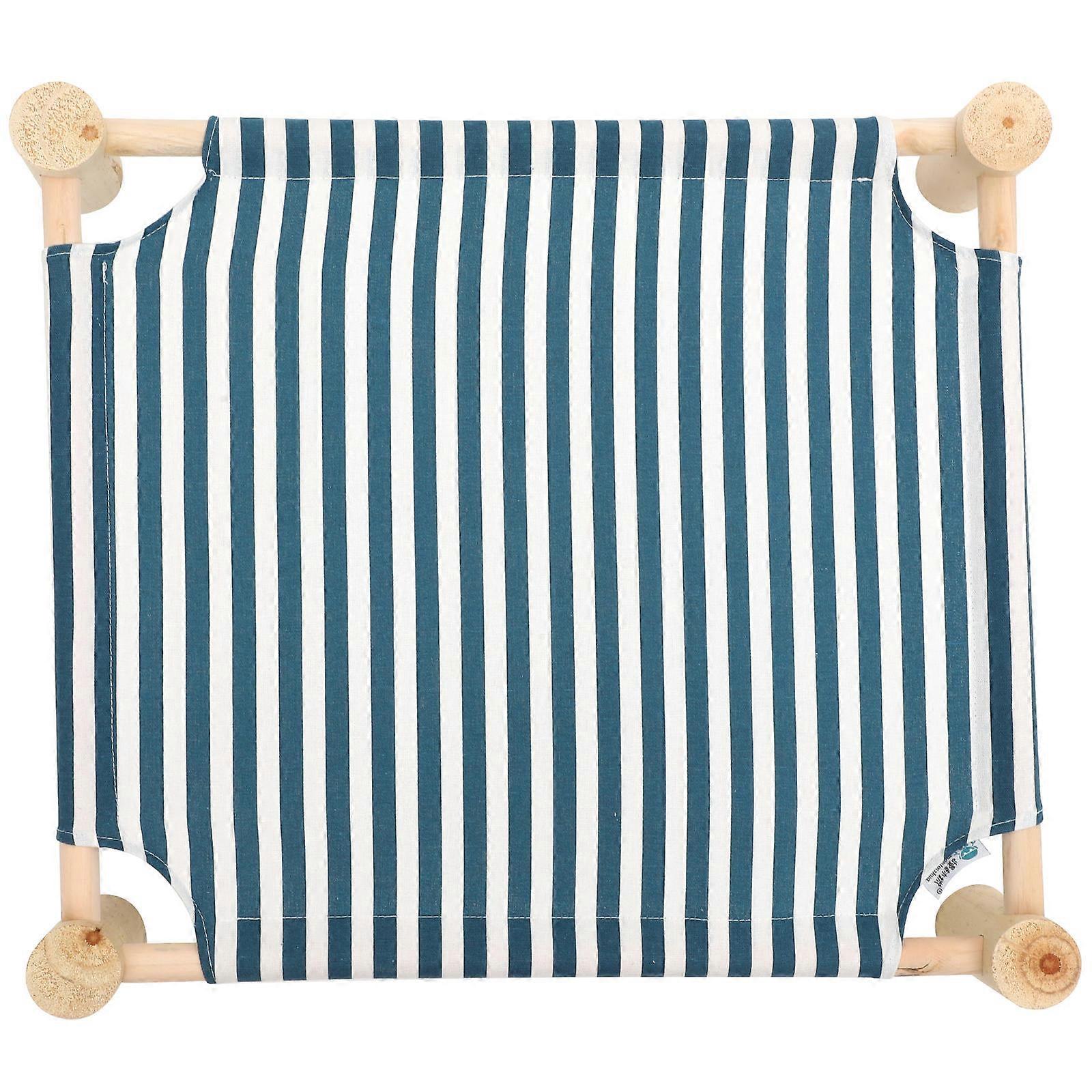 Assorted Color Wooden Cat Hammock Bed for Pet Use Washable Elevated Bed