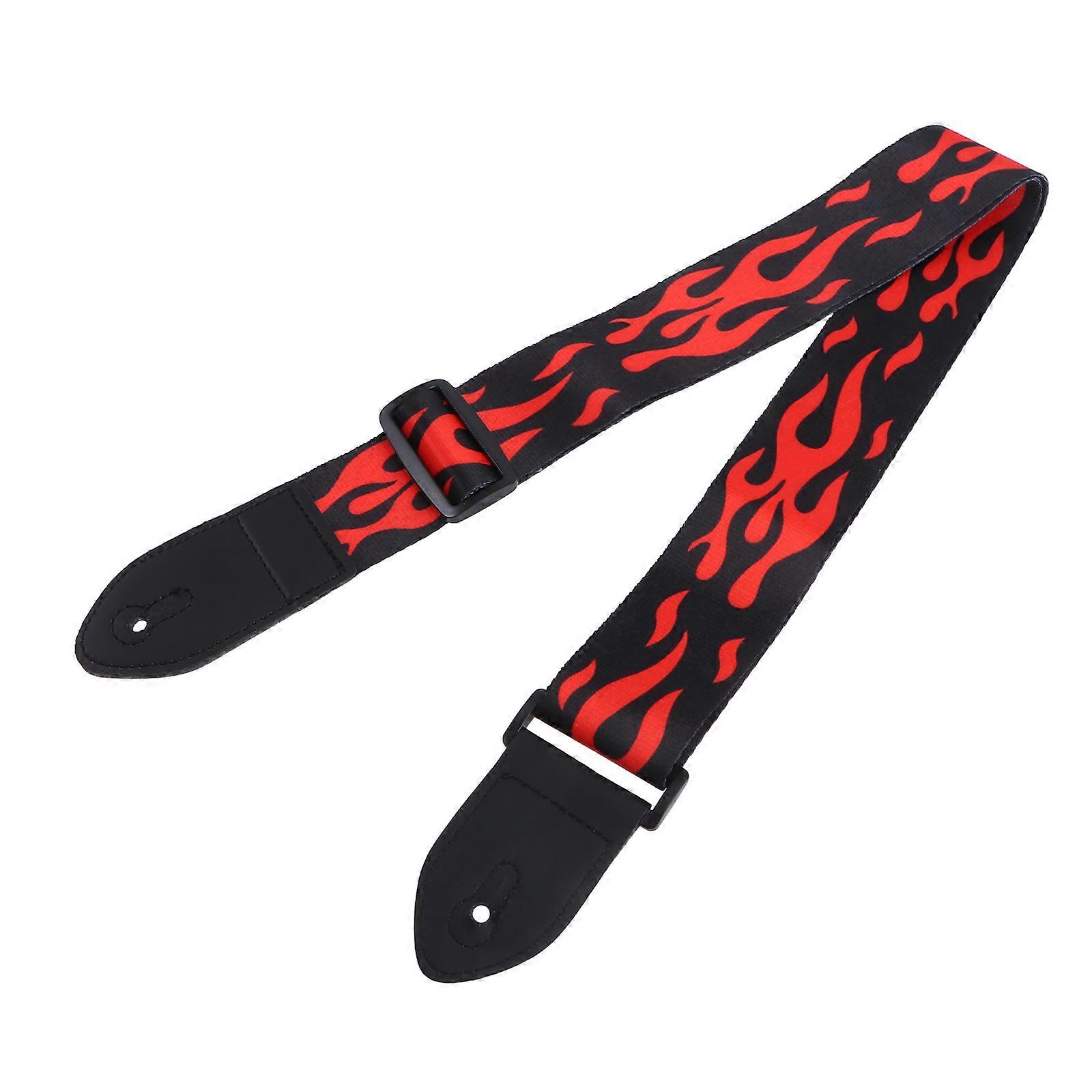 Bas Ukulele Justerbar Gitarrrem Jacquard Väv Gitarrrem Läderände Ukelele Rem