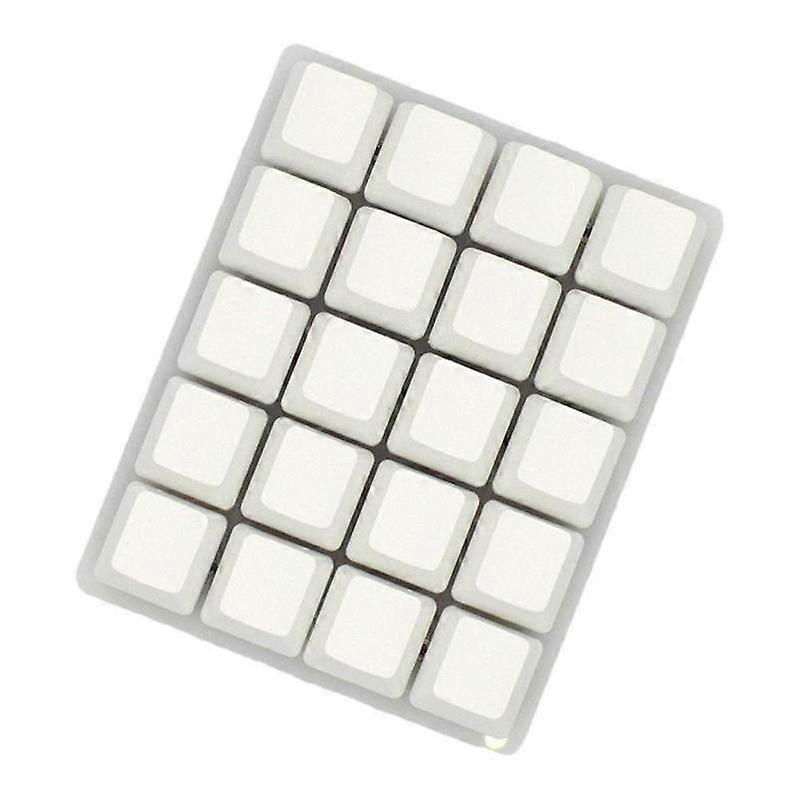 20 Keys Mini USB Custom Keypad Macro Programming DIY Mechanical Keyboard Plug And Play Macropad White