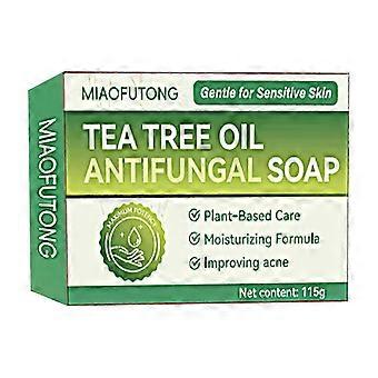 1-3X Tea Tree Oil Bar Soap for Face & Body Acne, Athlete's Foot, Tinea, Folliculitis Ringworm Jock Itch Relief Soap Bar, 115g xepa