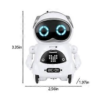 Mini Robô de Controle Remoto para Meninos - Presente Ideal: Robô de Bolso com Controle Remoto Interativo, Reconhecimento de Voz, Gravação de Voz, Canto, Dança e Contação de Histórias.