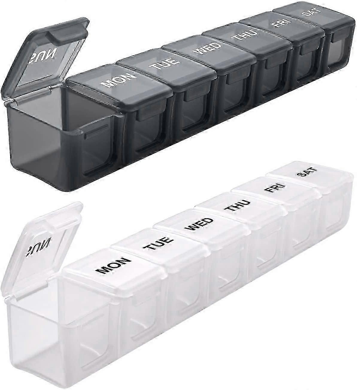 Extra Large Weekly Pill Organizer 2 Pcs