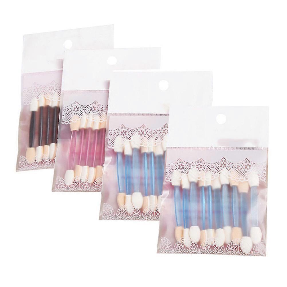 Makeup Eyeshadow Stick Double-Head Applicators for Makeup 40Pcs Random Color