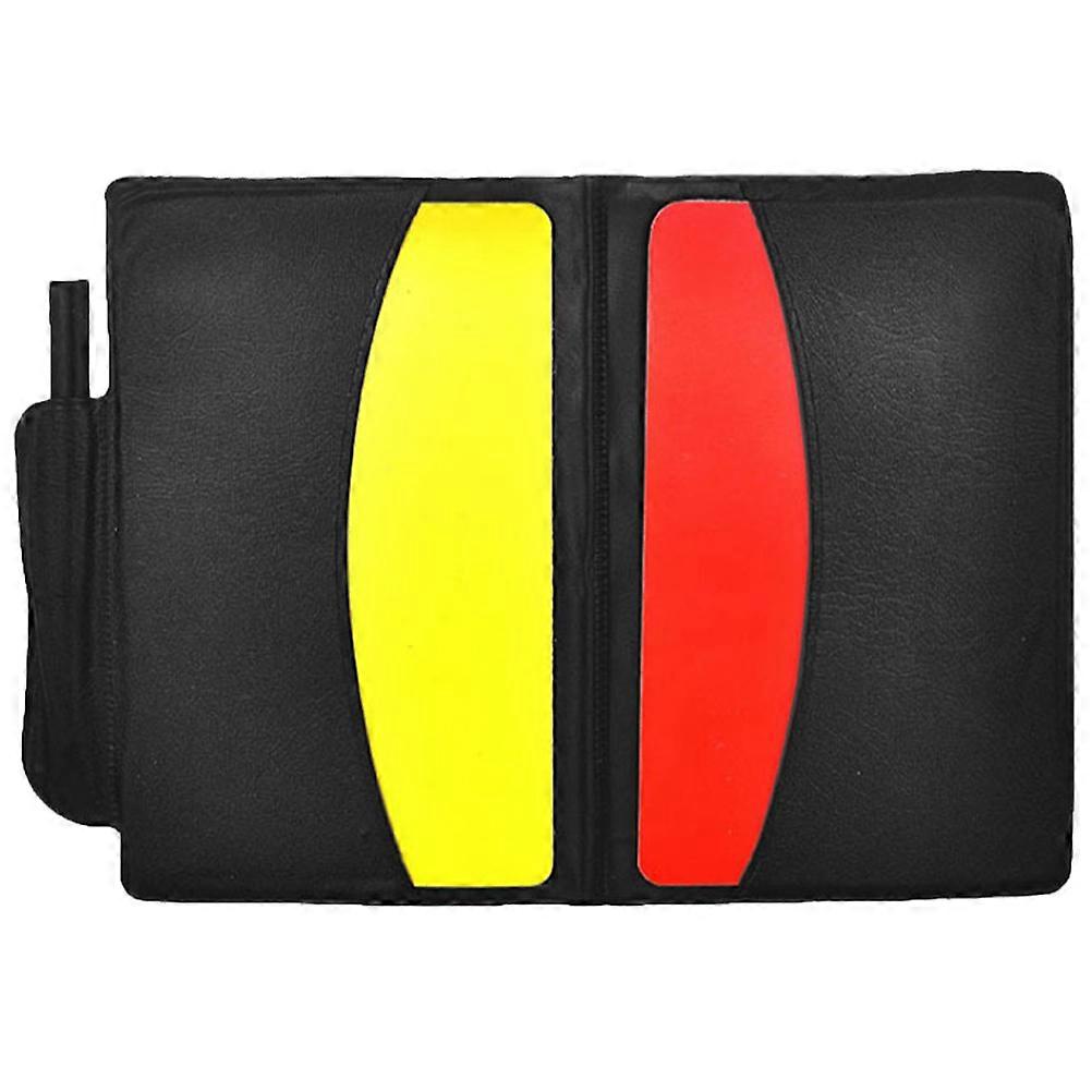 Red Yellow Cards Multi-Function Referee Cards Standard Soccer Kit 1Set