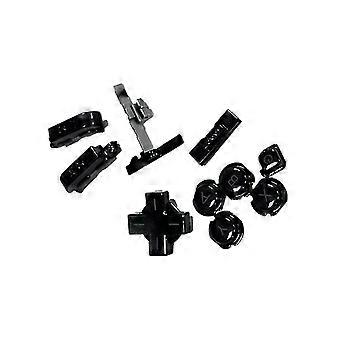Juego de botones de repuesto Abxy D-pad para 3ds Abxy Botón de encendido/apagado Teclas nuevas