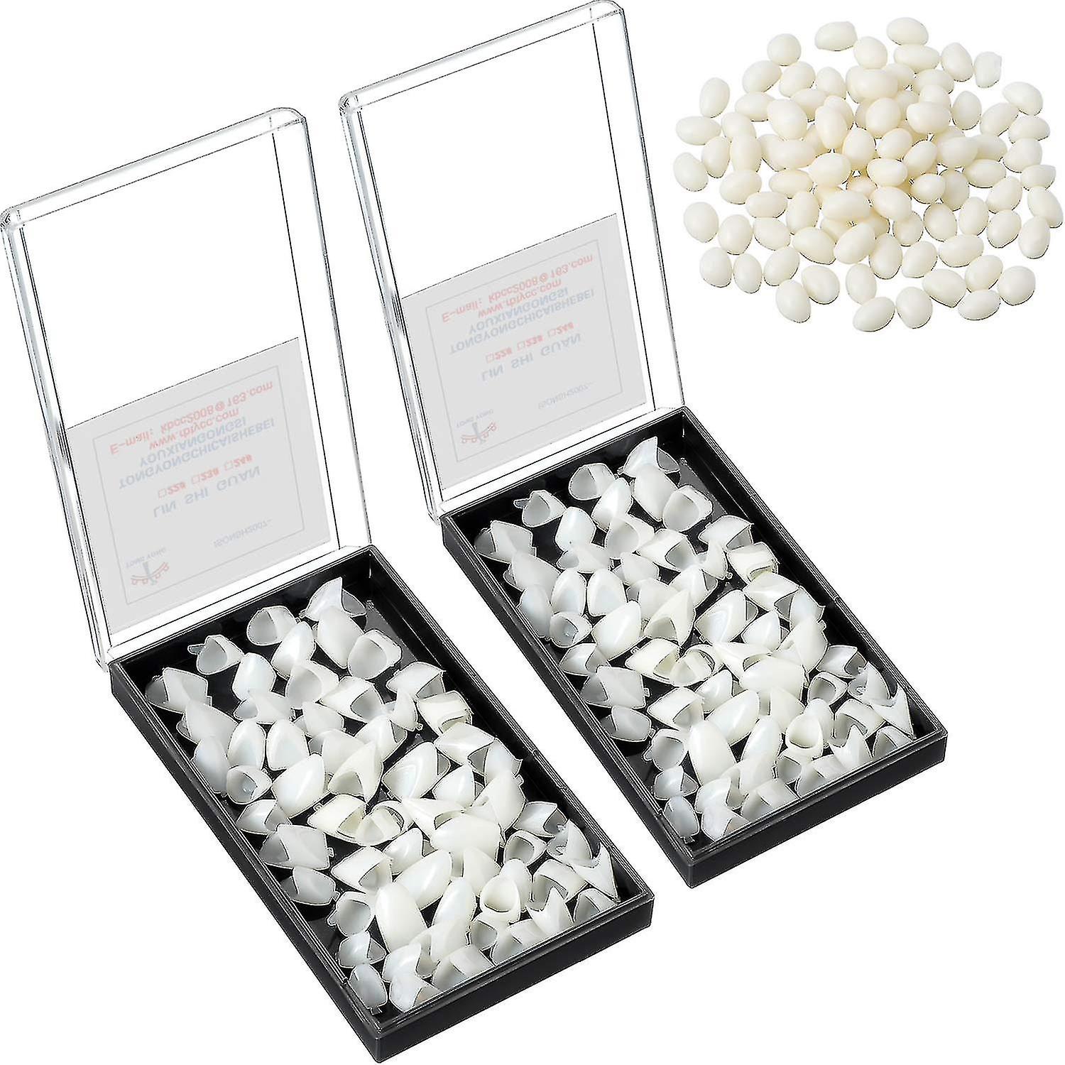 100 Piece Dental Temporary S Teeth Back Teeth Temporary Teeth Replacement Kit