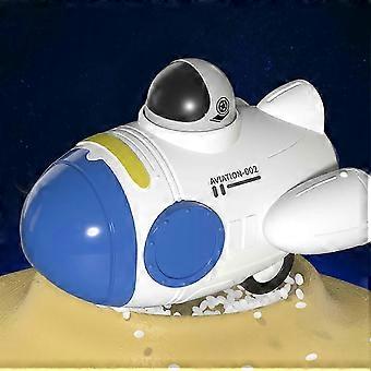 Space Press & Go-billeker for småbarn, friksjonsbiler med trekkmekanisme, romtema-lekesett, kompatibel med astronauter