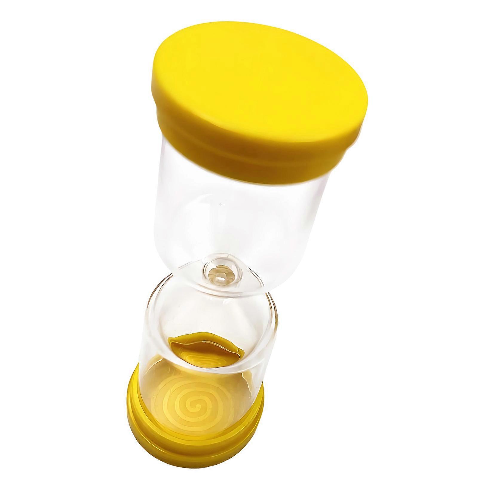 Unique Openable Hourglasses Timer Plastic Refillable Empty Sand Timer Clock Multifunction Gift For Family Friend  Yellow