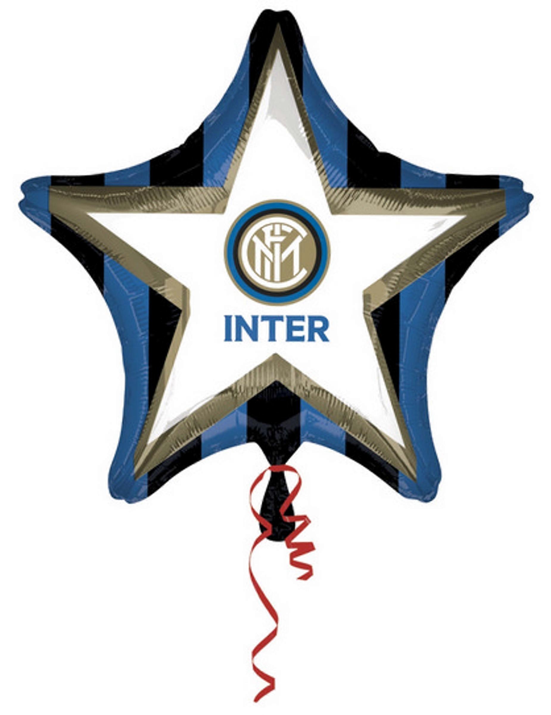 Inter star foil balloon 48 cm