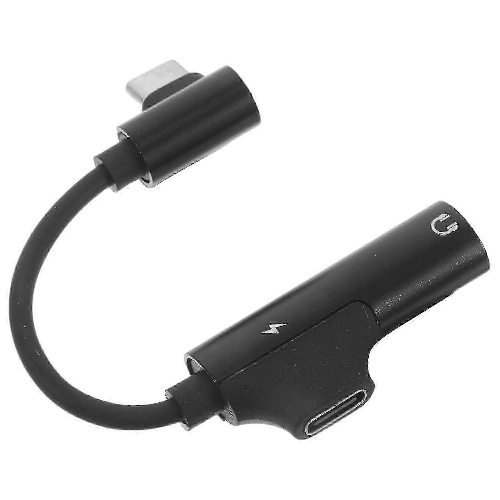 Audio Adapter Type-C to 3.5mm for Simultaneous Charging 1 Cable Splitter