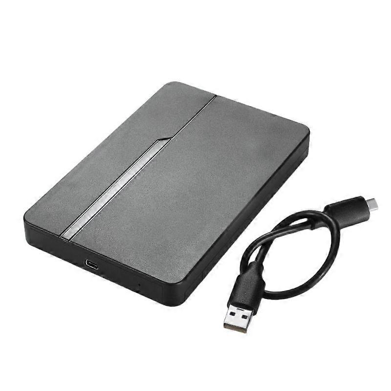 Plastic External Hard Disk Housing Quick Setups Design Efficient Heat Dissipation Shockproof 2.5" Storage Solution