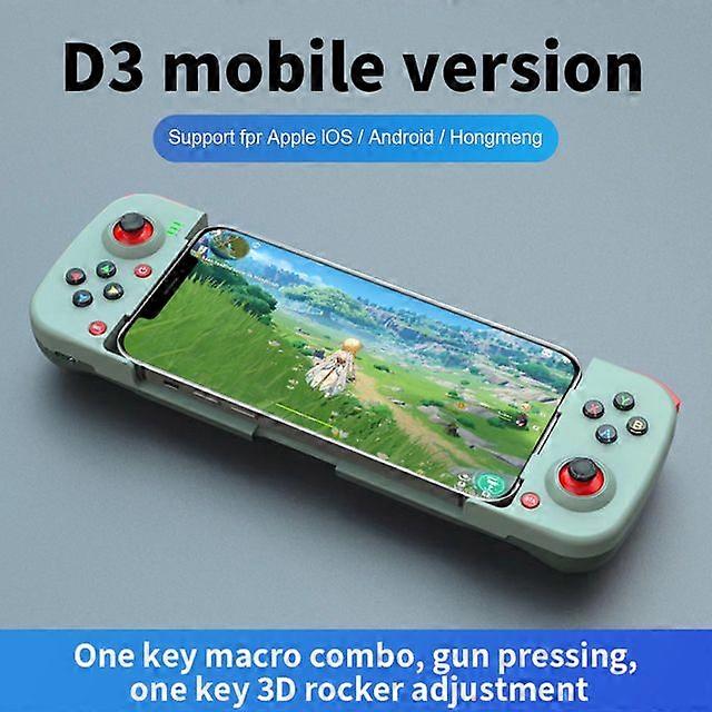 Wireless Gamepad Bluetooth-compatible Gaming Controller compatible withMobile Phone Android IOS PS4 Switch PC 3D Retractable Joystick
