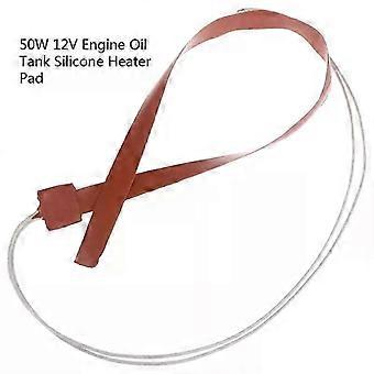 50W 12V 12x500mm Electric Heating Pads Silicone Heater Thermal Heating Strip Flexible Line Heater Strap Fit For  Injector Heated