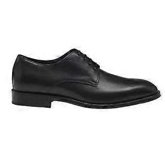Boss Mens Leather Low Block Heel Formal Shoes