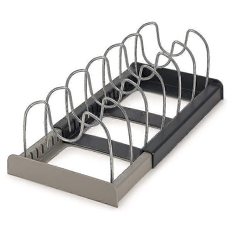 Drawerstore Expandable Kitchen Equipment Organizer, Plastic, Gray