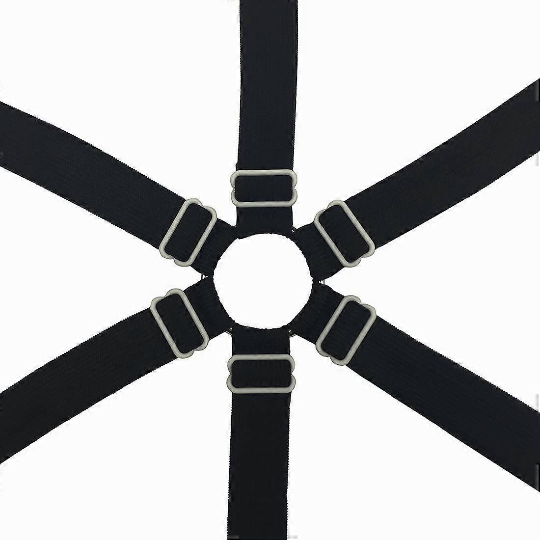 Fitted Sheet Tensioner Adjustable Sheet Ties 6 Sides, Bedding Sheets Straps