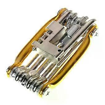 11 in 1 Fiets Reparatie Tool Kit Mountainbike Sleutel Schroevendraaier Ketting Hex Spaak Multifunctionele Fiets Reparatie Set Fietsen Tool