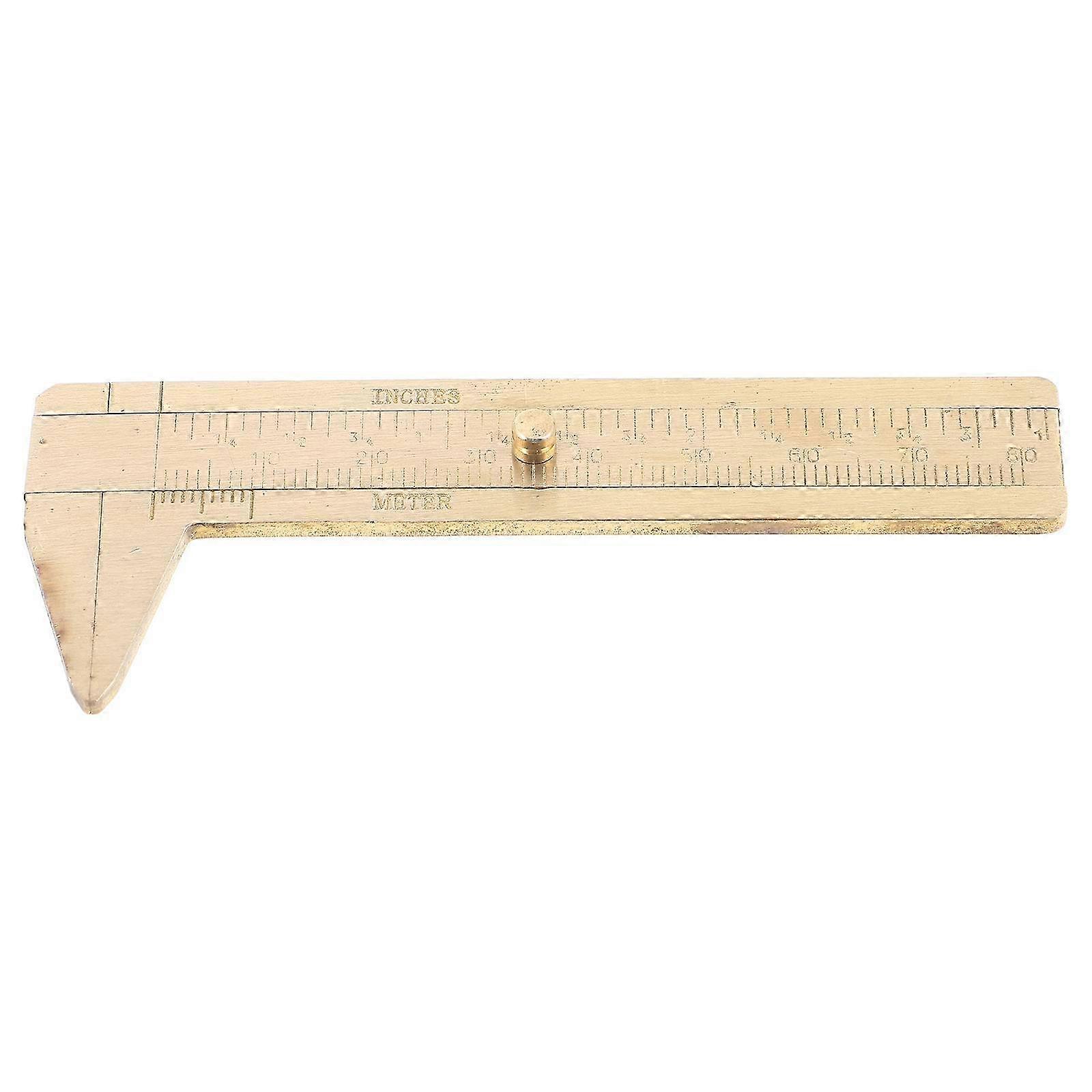 Copper Vernier Caliper Measuring Ruler compatible with Ring Size 3Pcs Set