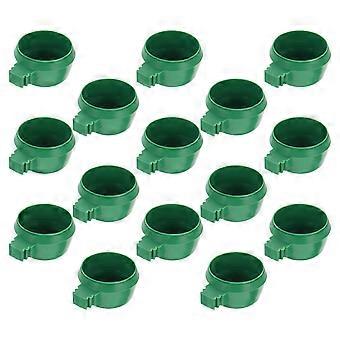 Parrot Feeding Bowl Plastic Birds Food Bowl for Storage 15Pcs