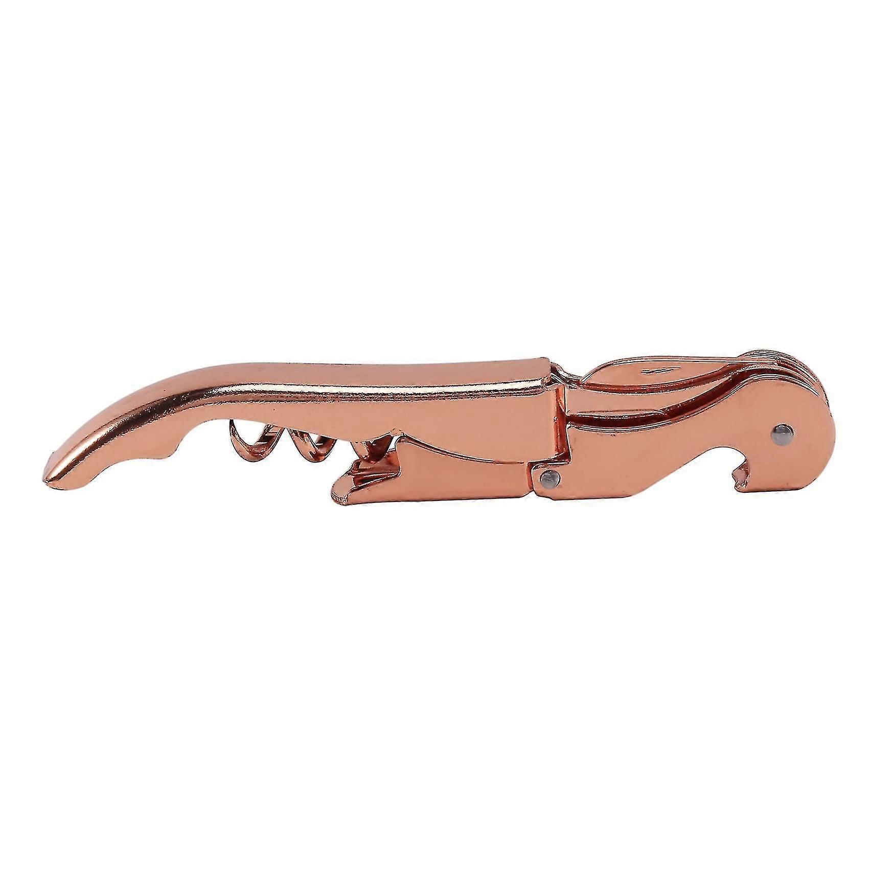 Rose Gold Corkscrew Metal Wine Corkscrew Multifunction Corkscrew