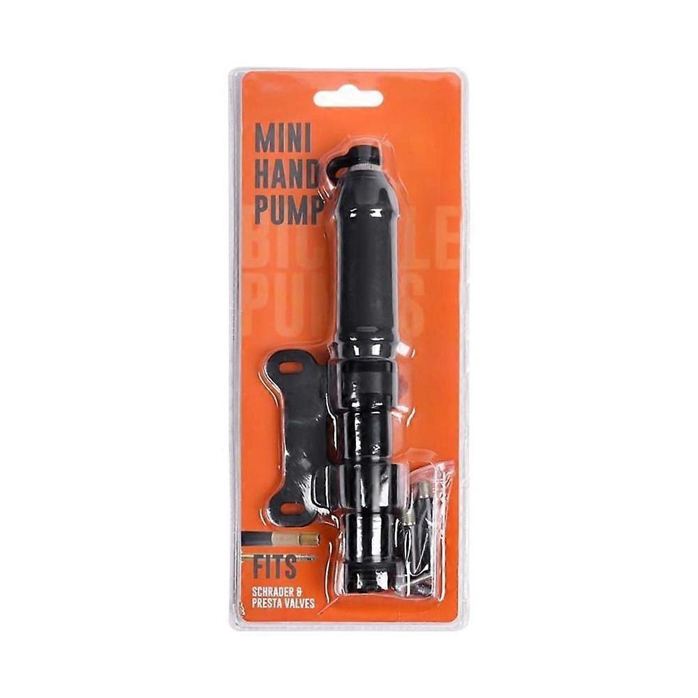 Mini Bicycle Hand Pump Compatible with Presta and Schrader Valves