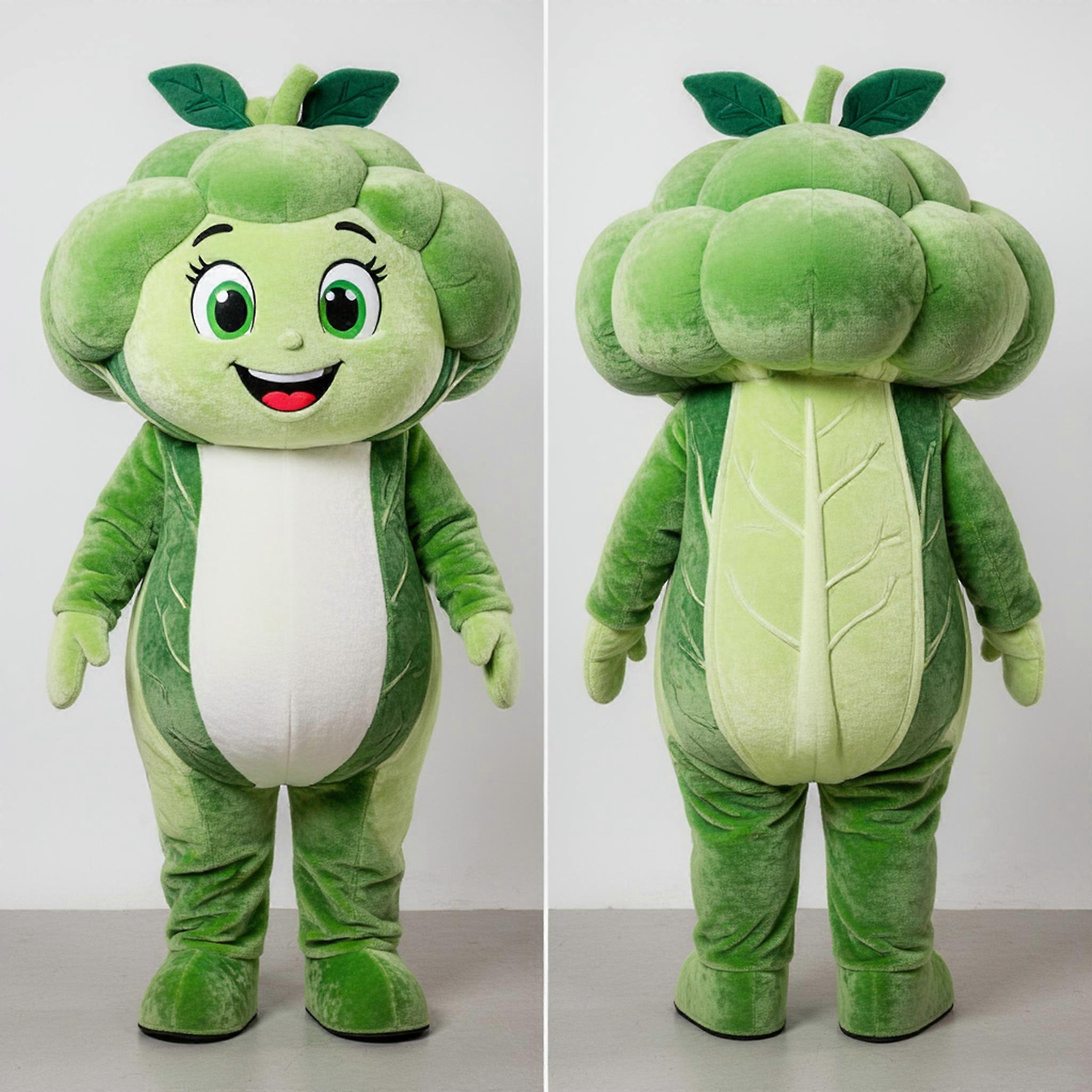 MASTICOT Vibrant Green Rounded Cauliflower Mascot