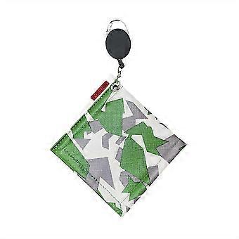 Golf Towel Set 3-in-1 with Clip, Retractable Towel, PU Waterproof Outer Cotton Inner, 4 Colors