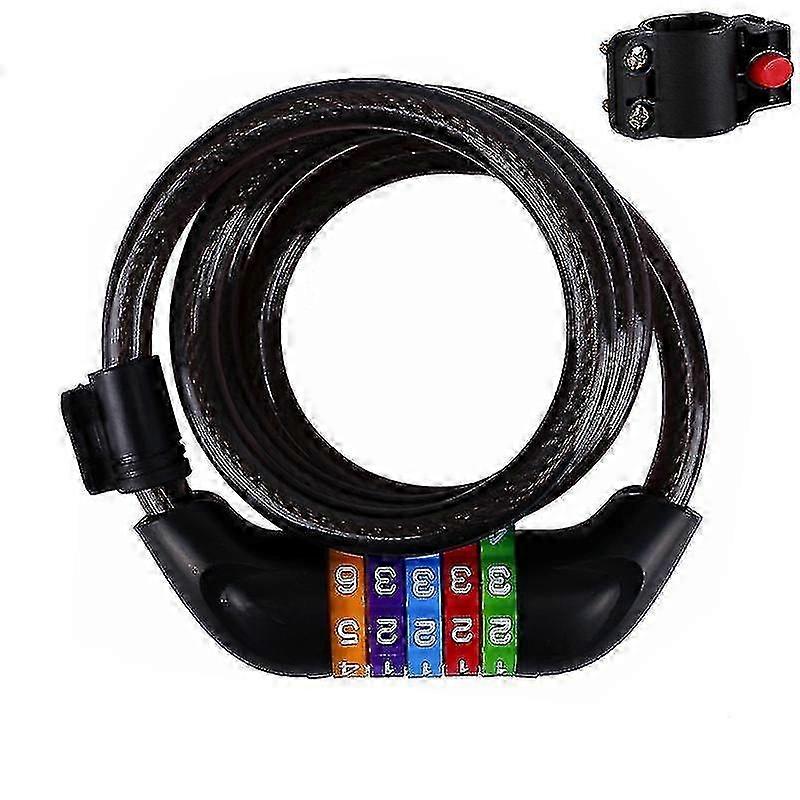 Children's Security Bicycle Lock, Colourful Combination Lock
