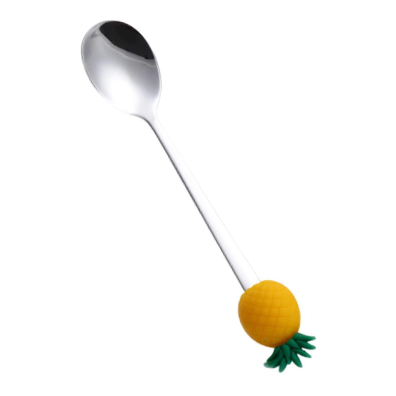 3D Fruit Handle Stainless Steel Spoon