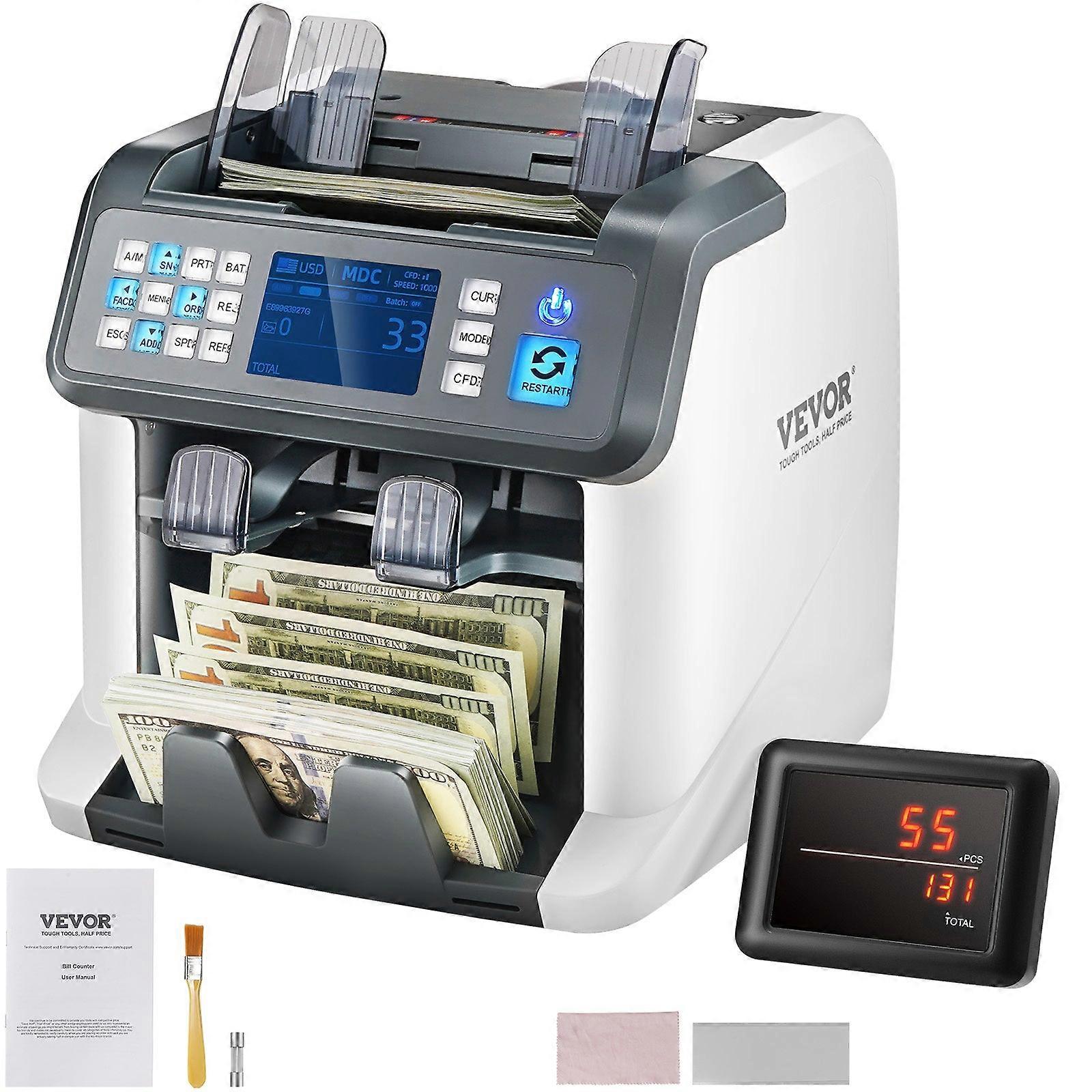 Geldtelmachine - Biljettelmachine - Geldteller - Valsgelddetector - Geldscanner
