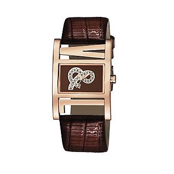 V & l Mon Amour kvarts analoga kvinnor klocka med cowskin armband VL074604