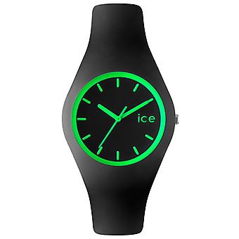 Ice-crazy Quartz Analog Unisex Watch with Silicone ICE.CY Bracelet. Gn. U.S.13