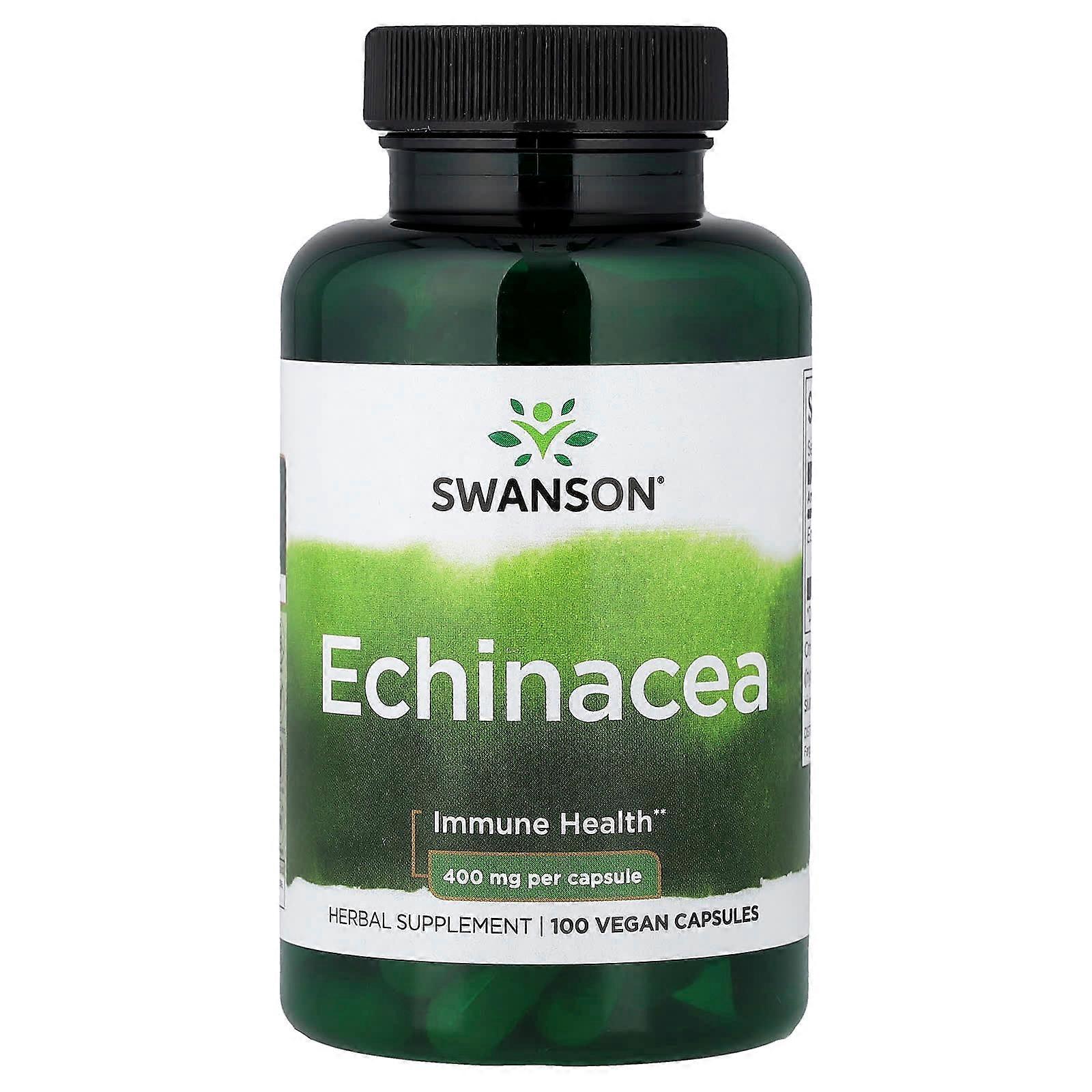 Swanson, Echinacea, 400 mg, 100 Capsules