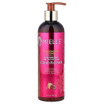 2 x Mielle, Moisturizing and Detangling Conditioner, Pomegranate & Honey, 12 fl oz (355 ml)