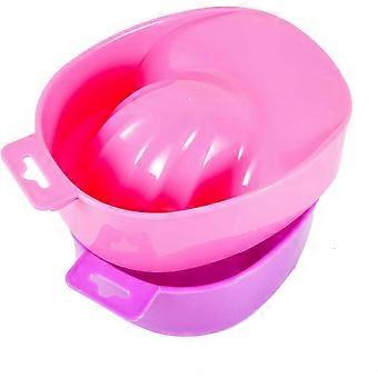 Unique Groove Nail Art Bowl Non Toxic Soak Bowl For DIY Manicure Nail Polish Remover Soaking Bowl@ff
