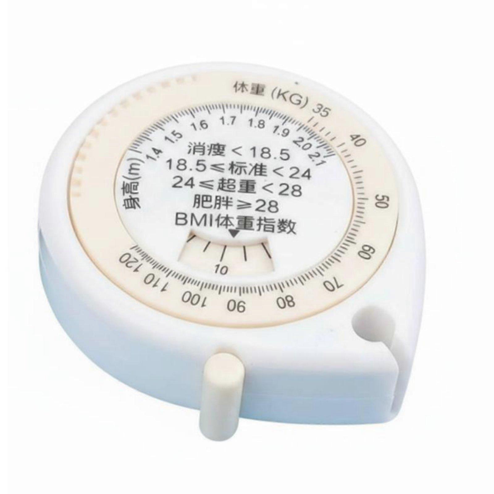 Retractable Physical Tape Measure Push-Button Retraction Waist Circumference