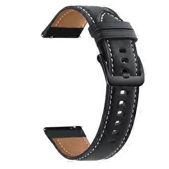 22mm Leather Watchband Strap For Samsung Galaxy Watch3 45mm/Galaxy Watch 46mm Smart Watch Band For Huami Amazfit GTR 2 2e/GTR 47mm