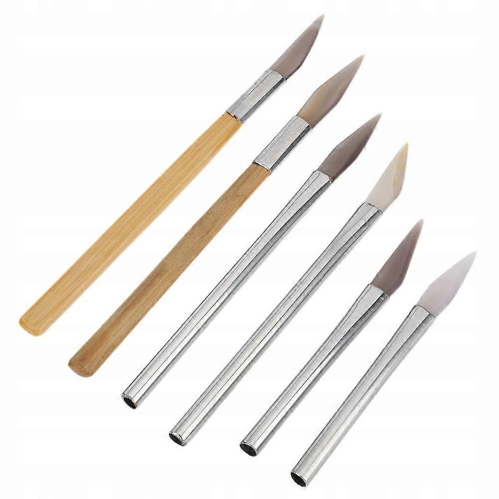 Agate Polishing Tool Set With Blade-bj