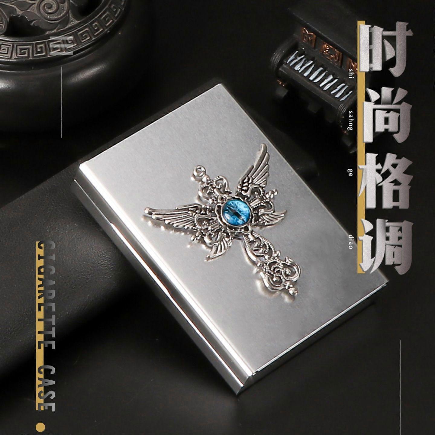Fashionable metal cigarette box
